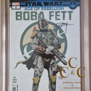 STAR WARS: AGE OF REBELLION - BOBA FETT - Marvel 2019 - CBCS 9.6 signed Dodson