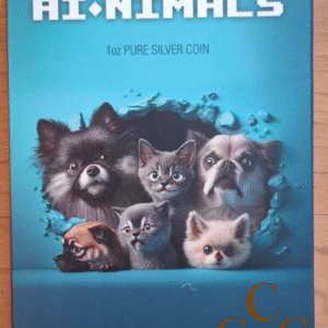 AI-NIMALS DETECTIVE DOG - 1 Oz Silver Coin - 1000 Francs Cameroon 2025