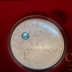 SECRETS OF SNOW - Silbermünze 20€ Euro - Austria 2023