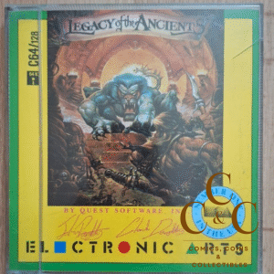 COMMODORE C64/128 -- LEGACY OF THE ANCIENTS (ELECTRONIC ARTS - DISK) - Complete
