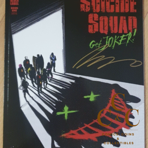 Suicide Squad: Get Joker! #1 Variant Cover - signed by Artist Azzarello - DC 22