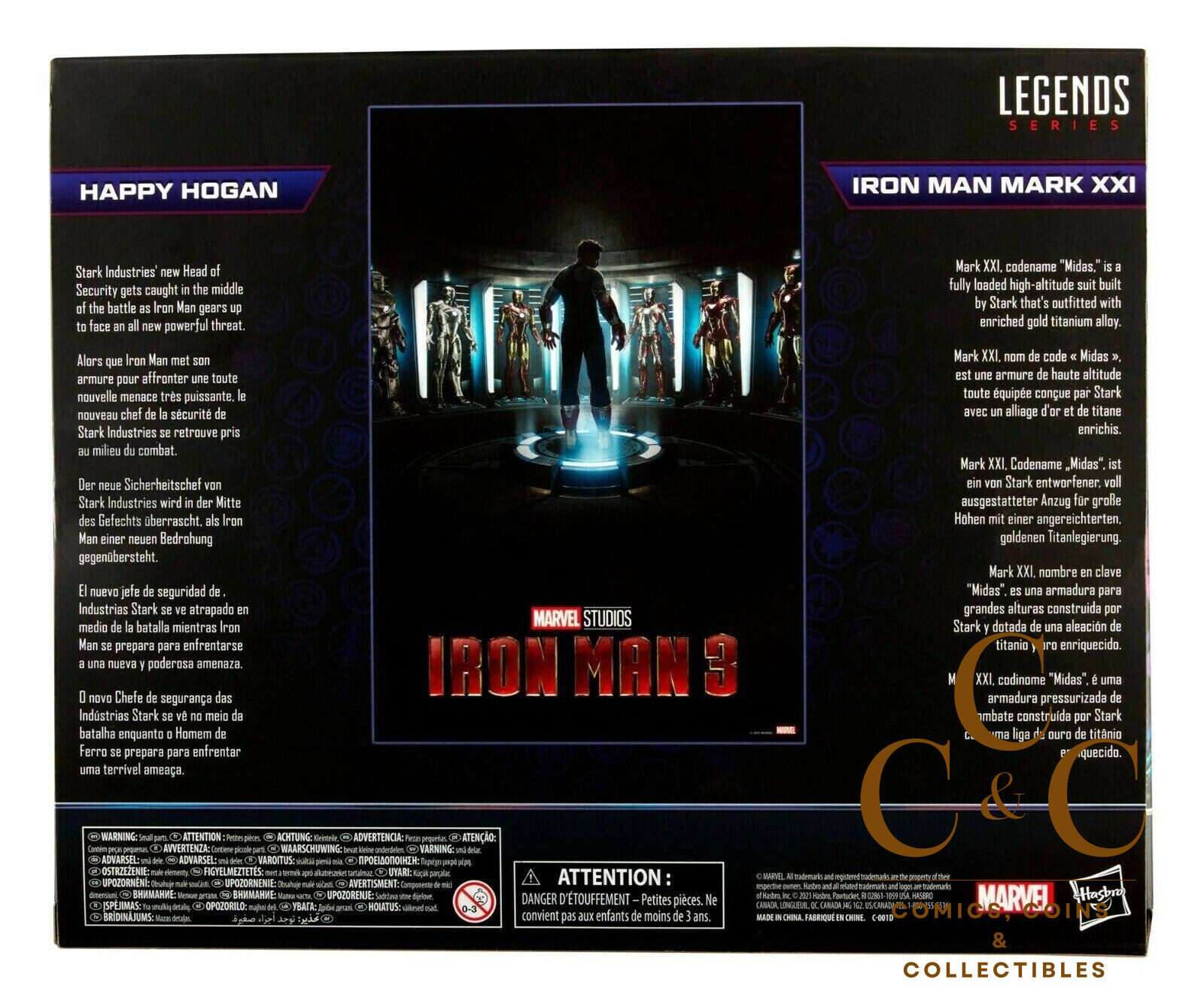 The Infinity Saga - Marvel Actionfiguren 2-Pack 2021 - Happy Hogan & Iron Man - Image 2