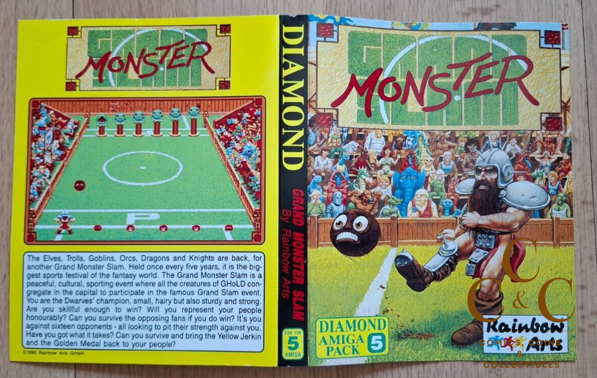 Grand Monster Slam (Rainbow Arts 1989) Amiga (Disk, Manual, Box) - Image 4