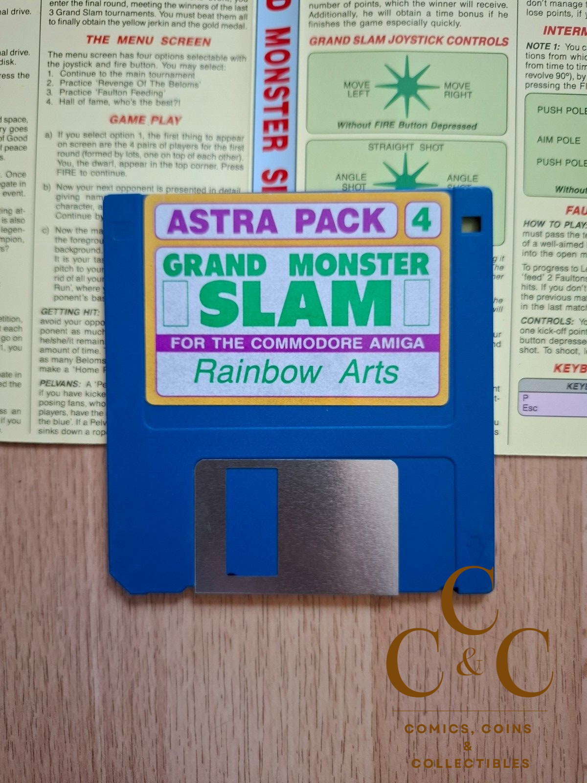 Grand Monster Slam (Rainbow Arts 1989) Amiga (Disk, Manual, Box) - Image 5