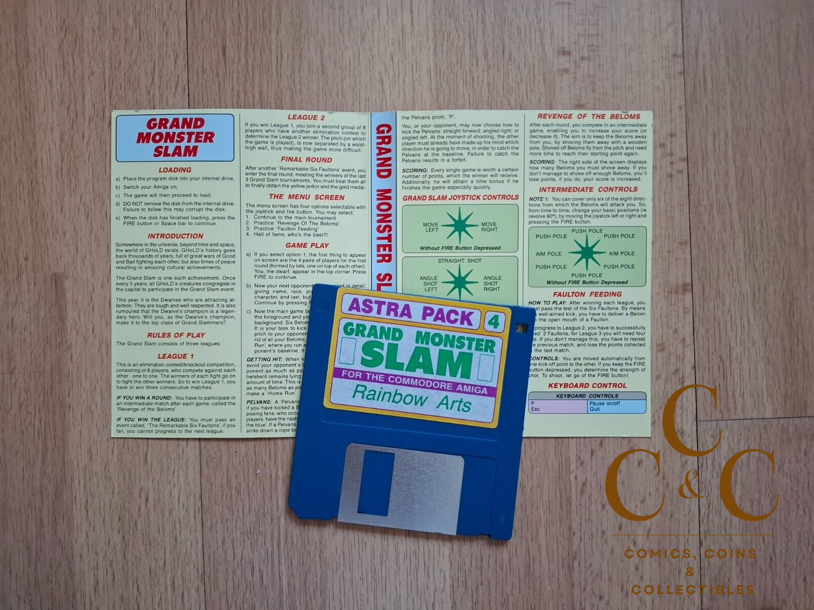 Grand Monster Slam (Rainbow Arts 1989) Amiga (Disk, Manual, Box) - Image 6