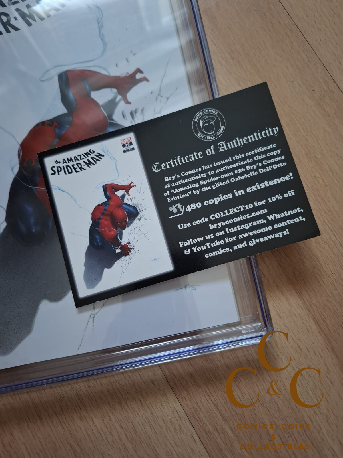 Amazing Spider-Man #26 - CGC 9.9! - Dell'Otto Limited 480 Exclusive - Image 2
