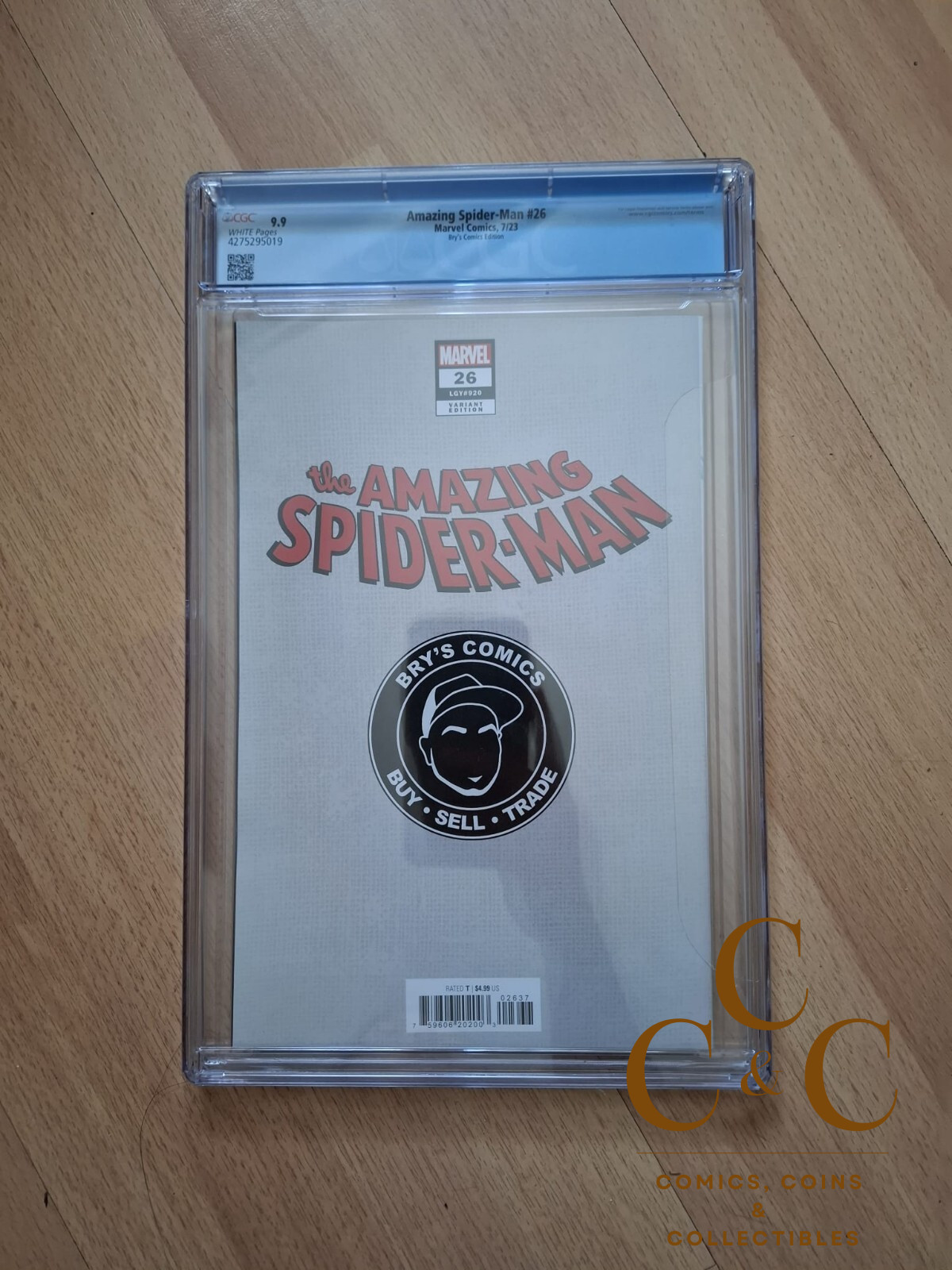 Amazing Spider-Man #26 - CGC 9.9! - Dell'Otto Limited 480 Exclusive - Image 3