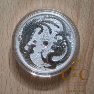 1 Oz Silver Perth Mint - Dragon & Phoenix 2017 Chinese Myths & Legends