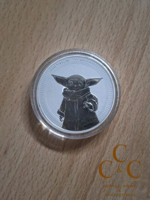 1 oz Silber Niue Star Wars Mandalorian - Grogu - 2021