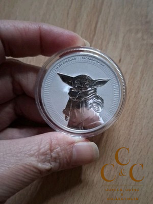 1 oz Silber Niue Star Wars Mandalorian - Grogu - 2021 - Image 3