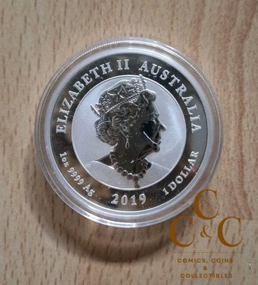 3x 1 Oz Silver Perth Mint - Dragon & Phoenix 2017 -2019 Myths & Legends - Image 8