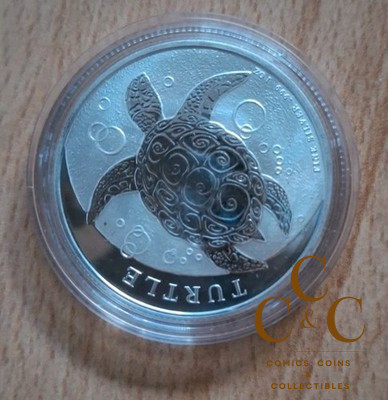 2022 Niue - Turtle Hawksbill - 1 OZ Silver