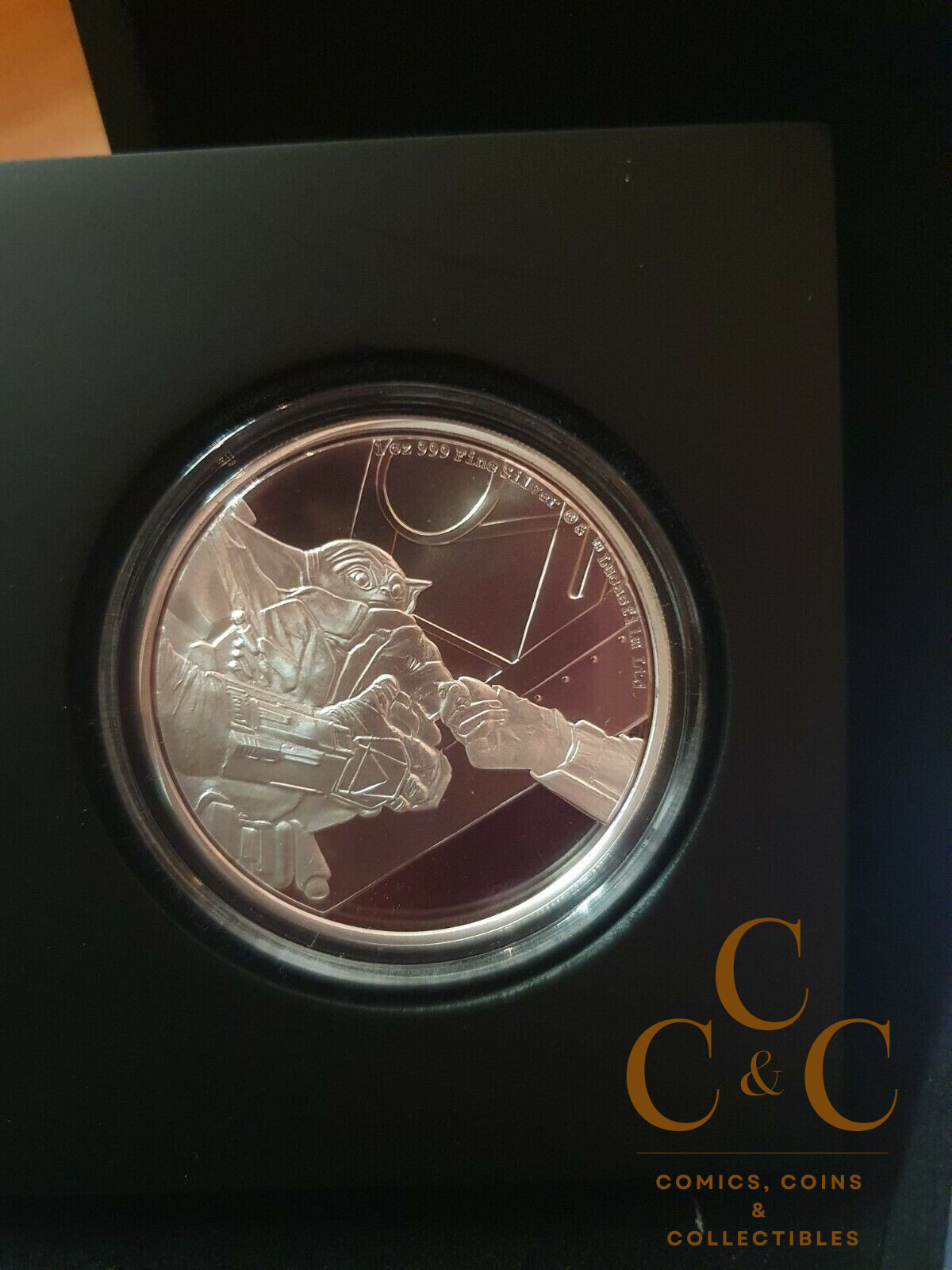 Niue - 2021 - Star Wars Classic - Grogu / Baby Yoda - 1 Oz Silber PP