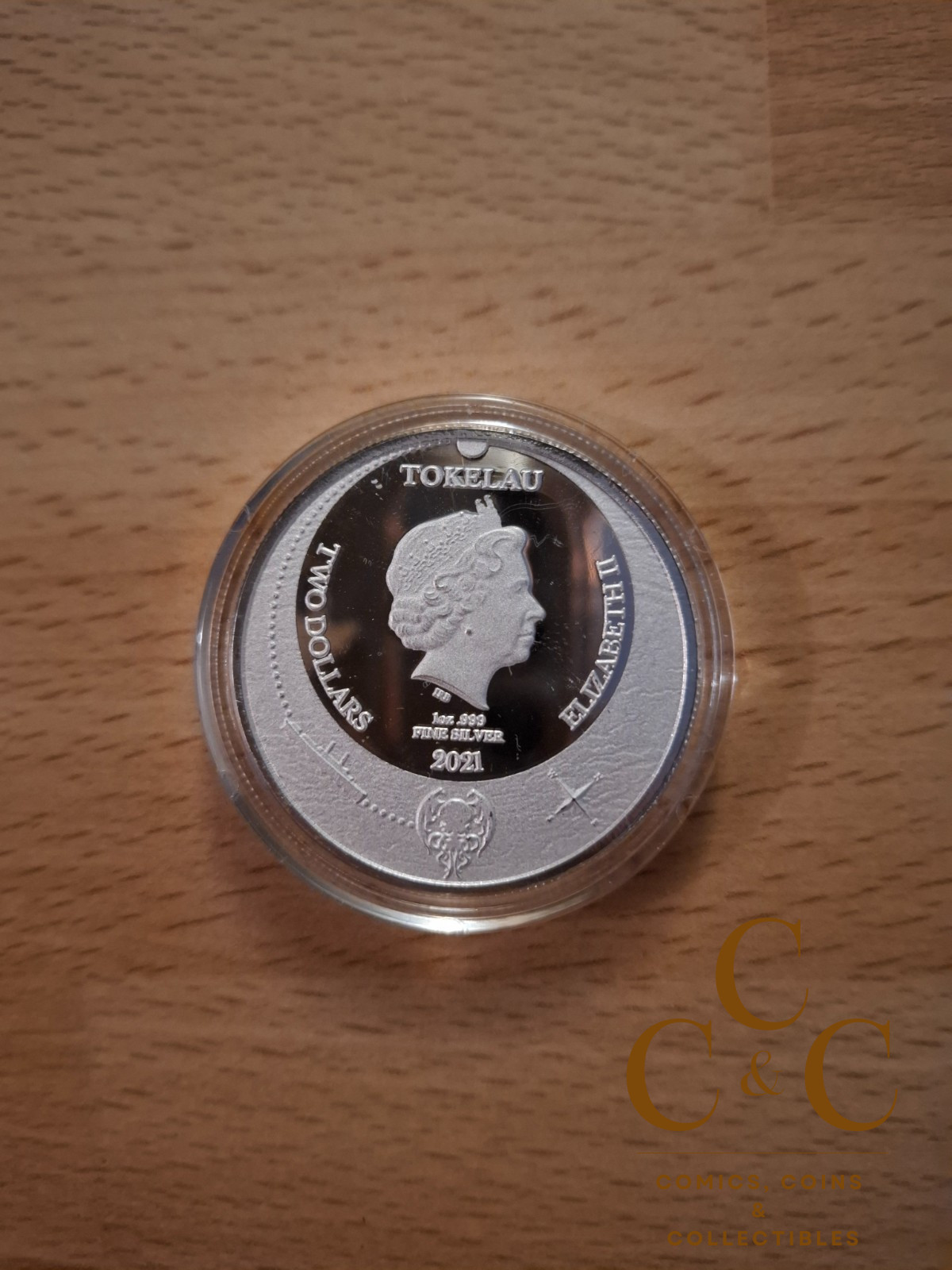 "The Great Old One: Cthulhu" - 1oz Silver Tokelau 2021 - Image 2