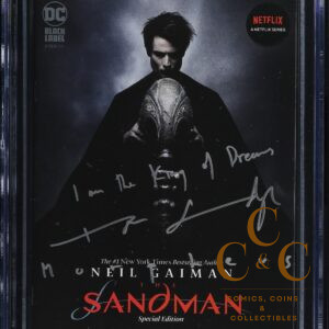 Sandman Special Edition #1 CGC 9.6 SS Signed + Quote & by TOM STURRIDGE PHOTO