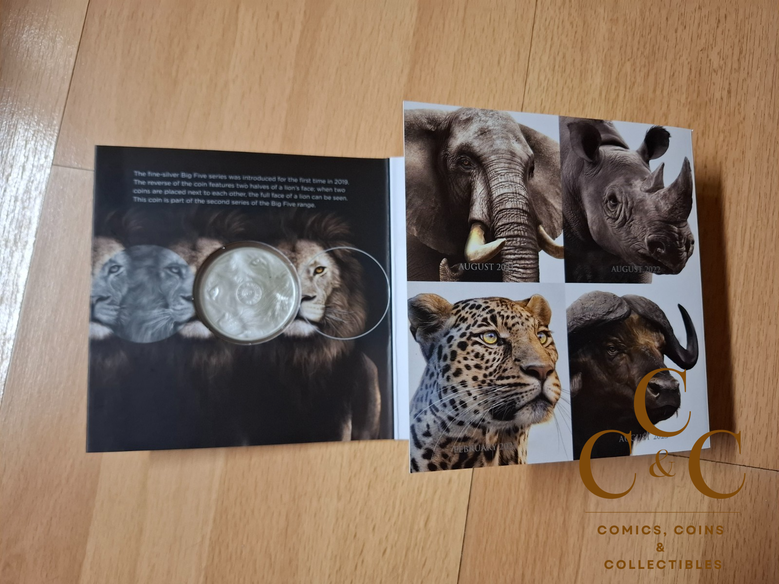 Silbermünze 1 Oz ST Südafrika - Big Five II. Löwe (2.) 2022 - im Blister - Image 7