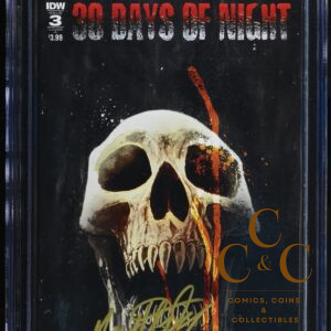 30 DAYS OF NIGHT #3 2018- IDW PUBLISHING - CGC 9.6 Autograph by Danny Huston