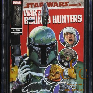 Star Wars: War of the Bounty Hunters Alpha #1 - CGC 9.8 - signed by Mayhew