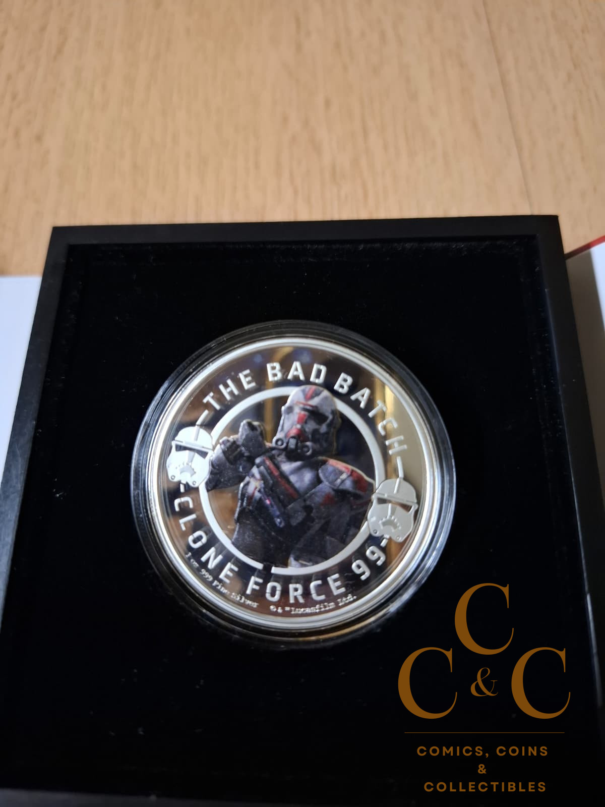 Star Wars - The Bad Batch - Hunter 1 oz Silber PP - 2022 NIue - Image 3