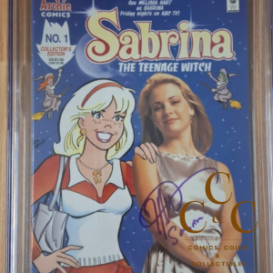 Sabrina The Teenage Witch #1 CGC 9.4 Photo Cover - signed by Melissa Joan Hart