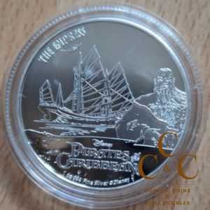 Niue 2021 - The Empress -PIRATES OF THE CARIBBEAN - Disney 1 Oz Silver