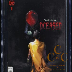 DC 2019 - DCEASED #1 YASMINE PUTRI Var - Signed Jessica Chastain - CGC 8.5