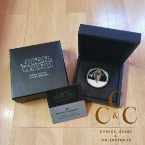 Niue - 2 Dollar 2022 - Star Warsâ„¢ - Boba Fett's Starfighterâ„¢ - 1 Oz Silber PP