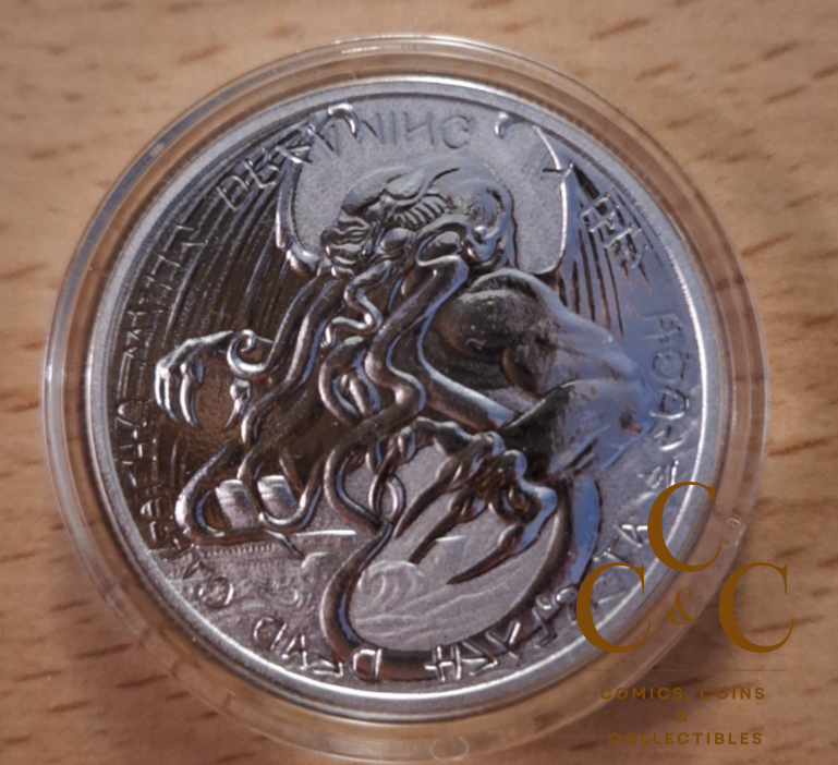 "The Great Old One: Cthulhu" - 1oz Silver Tokelau 2021