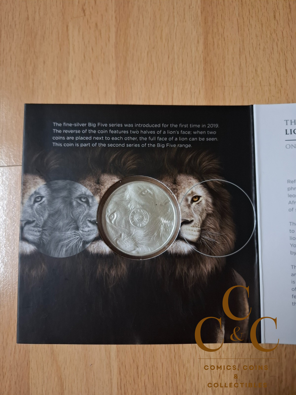Silbermünze 1 Oz ST Südafrika - Big Five II. Löwe (2.) 2022 - im Blister - Image 6