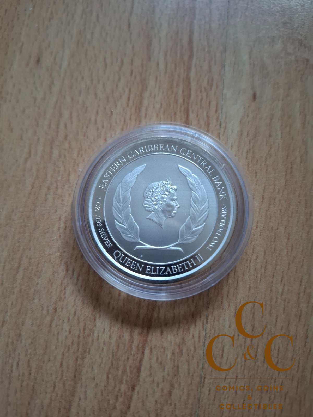 1 Oz Silver 2022 - Barbados Octopus - Image 2