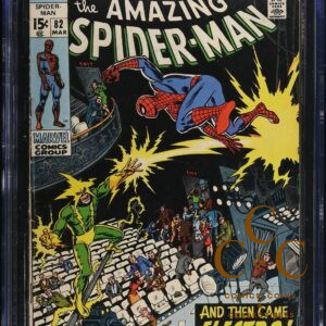 Amazing Spider-Man #82 - Marvel 1970 - CGC 5.0 (Electro App)