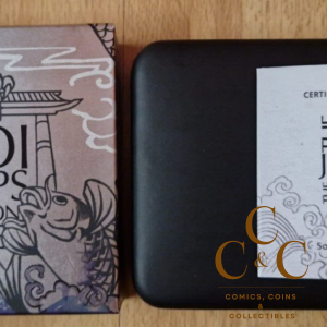 5 oz Coloured Silver Proof Coin - 2016 The Koi Jumps the Dragon Gate