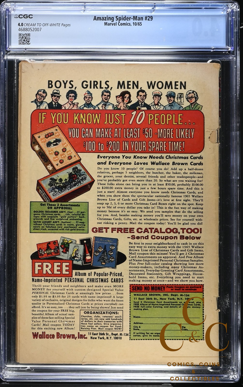 Amazing Spider-Man #29 - Marvel 1965 - CGC 4.0 (2nd Scorpion App) - Image 2